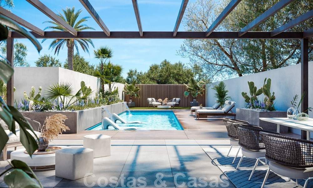 Unique opportunity, elegantly renovated villa in the heart of the Golf Valley in Nueva Andalucia, Marbella. Close to Puerto Banus. 28059