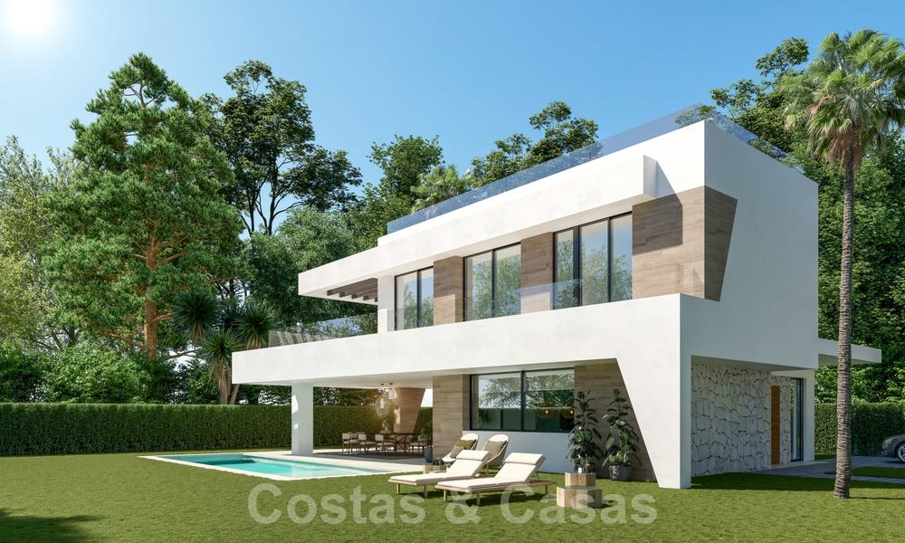 New innovative luxury villa in modern style for sale, beachside Elviria, Marbella 28636