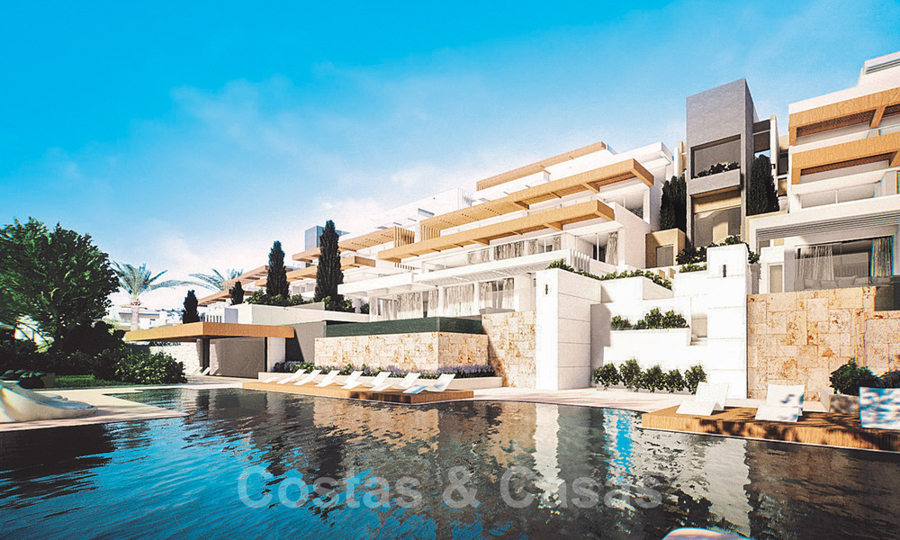 Spacious newly built apartment for sale with private pool in a gated resort in Benahavis - Marbella 29044