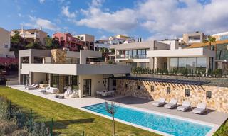 Last villa! Contemporary modern newly built villa with sea views for sale in Nueva Andalucia, Marbella 30334 