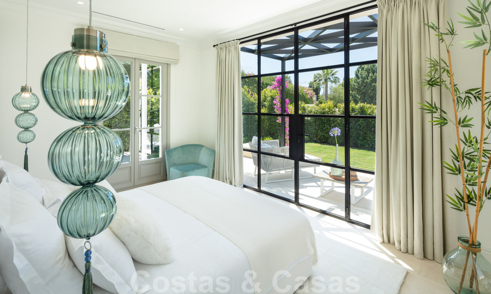 2 Elegant top quality new luxury villas for sale in a classic and Provencal style above the Golden Mile in Marbella 30467
