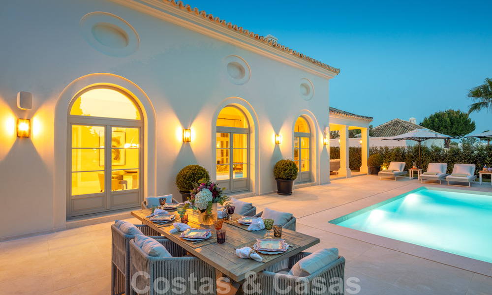 2 Elegant top quality new luxury villas for sale in a classic and Provencal style above the Golden Mile in Marbella 30489