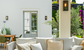 2 Elegant top quality new luxury villas for sale in a classic and Provencal style above the Golden Mile in Marbella 30494 