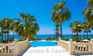Exclusive apartment for sale with sea views in a frontline beach complex on the New Golden Mile, Marbella - Estepona 30952 