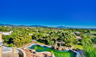 Stately classic Mediterranean style country villa for sale on the New Golden Mile near the beach and Estepona Centre 31415 