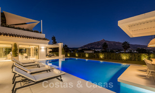 Refurbished luxury villa in contemporary style for sale, close to amenities in the golf valley of Nueva Andalucia, Marbella 31788 