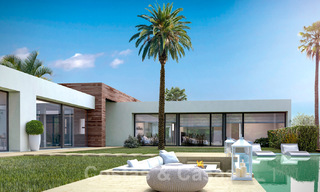 Modern new build villas for sale with stunning sea views in Marbella, close to the beaches and centre 32152 