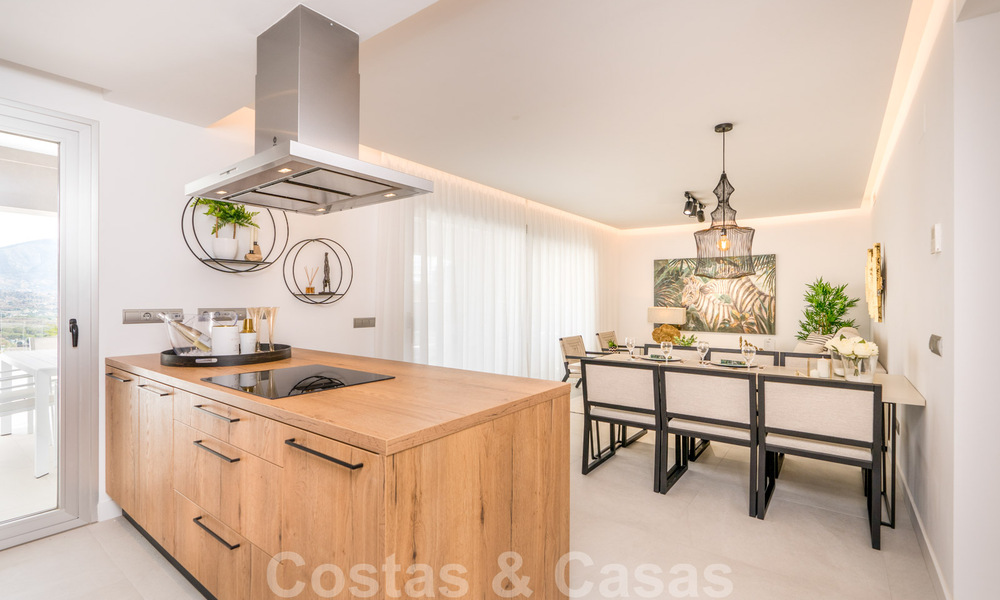 New modern apartments for sale with stunning sea- golf- and mountain views in golf resort in La Cala de Mijas - Costa del Sol 32585