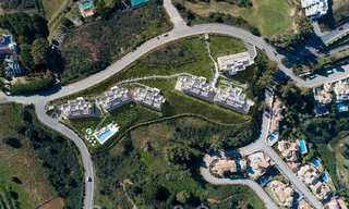 New modern apartments for sale with stunning sea- golf- and mountain views in golf resort in La Cala de Mijas - Costa del Sol 32604 