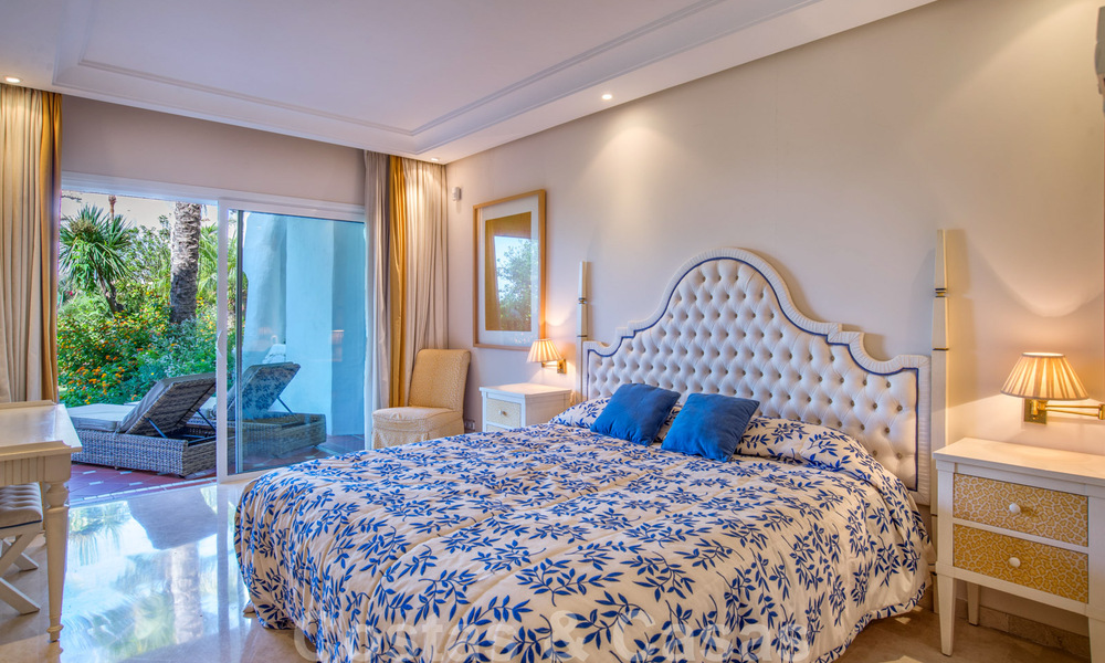 4-bedroom luxury flat in a frontline beach complex at walking distance to Puerto Banus in Marbella 32809