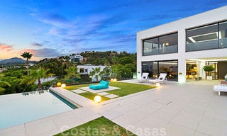 Ready to move in exclusive modern luxury villa for sale in Benahavis - Marbella with stunning open views over the golf and the sea 33549 