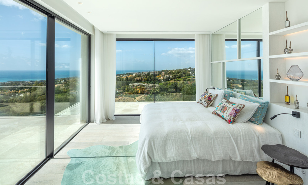 Modern Mediterranean design villa for sale with panoramic sea views in Cascada de Camojan, Golden Mile, Marbella 34303