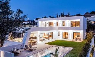 Modern designer villa for sale a short walk from the beach and beach clubs and within walking distance of the promenade and center of San Pedro, Marbella 38008 