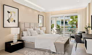 Exclusive apartment for sale with sea views in a frontline beach complex on the New Golden Mile, Marbella - Estepona 35569 