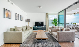 Ready to move in, modern designer 3 bedroom penthouse for sale within a luxury residential area in Marbella - Estepona 36724 