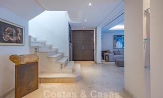 Contemporary refurbished frontline beach luxury penthouse for sale on the Golden Mile in Marbella 37684 