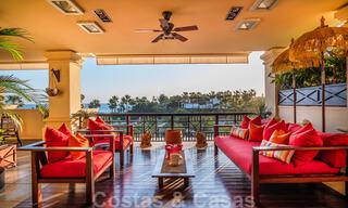 Frontline beach luxury apartment for sale with sea views in Puerto Banus, Marbella 37739 