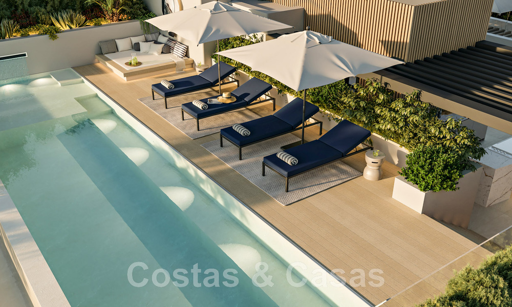 Beachfront new development. Ultra-luxury villas for sale in first line beach complex in Marbella 48735