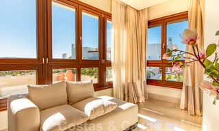 Stylish frontline beach penthouse for sale in Mediterranean style with sea views in Los Monteros, Marbella 38098 