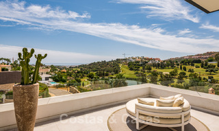 Key ready, designer villa for sale, with stunning golf views, in a prestigious golfing area in Benahavis - Marbella 38154 