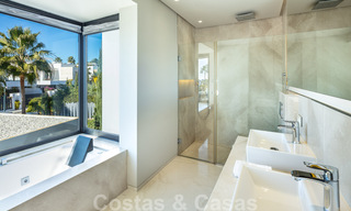 Contemporary, stylish luxury villa for sale in a gated and secure community on the Golden Mile in Marbella 38274 