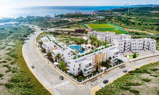 New development with luxury apartments and penthouses with private pools and sea views at only 500 meters from the sea in Estepona 38409 