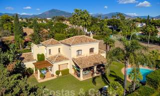Luxury villa in Mediterranean style for sale within walking distance to the beach, golf course and amenities in the prestigious Guadalmina Baja in Marbella 39561 