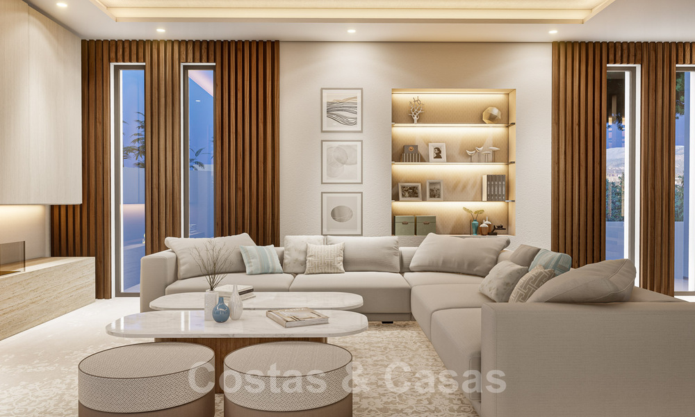 Modern new construction villa for sale, walking distance to the beach, beachside San Pedro de Alcantara, Marbella 40558