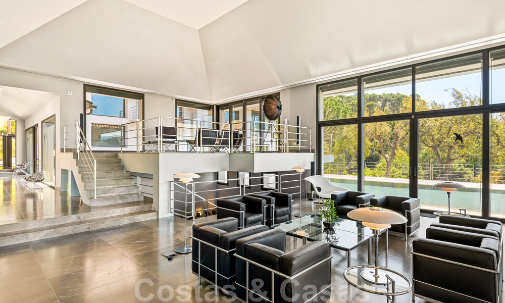 Modern luxury villa for sale with a designer interior, in the exclusive La Zagaleta Golf resort, Benahavis - Marbella 41223