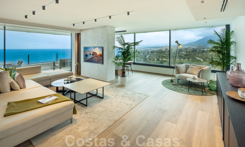 Contemporary, modern, luxury apartement for sale with panoramic sea views in Rio Real, Marbella 41290