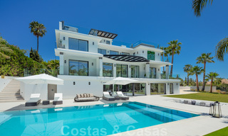 Contemporary luxury villa for sale with panoramic sea views and the La Concha mountain, on the Golden Mile of Marbella 41330 