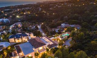 Contemporary, modern luxury villa for sale in resort style with panoramic sea views in Cascada de Camojan in Marbella 42124 