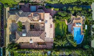 Impressive luxury villa in Mediterranean architecture, with open sea views in the desirable residential area of Sierra Blanca on the Golden Mile in Marbella 42911 