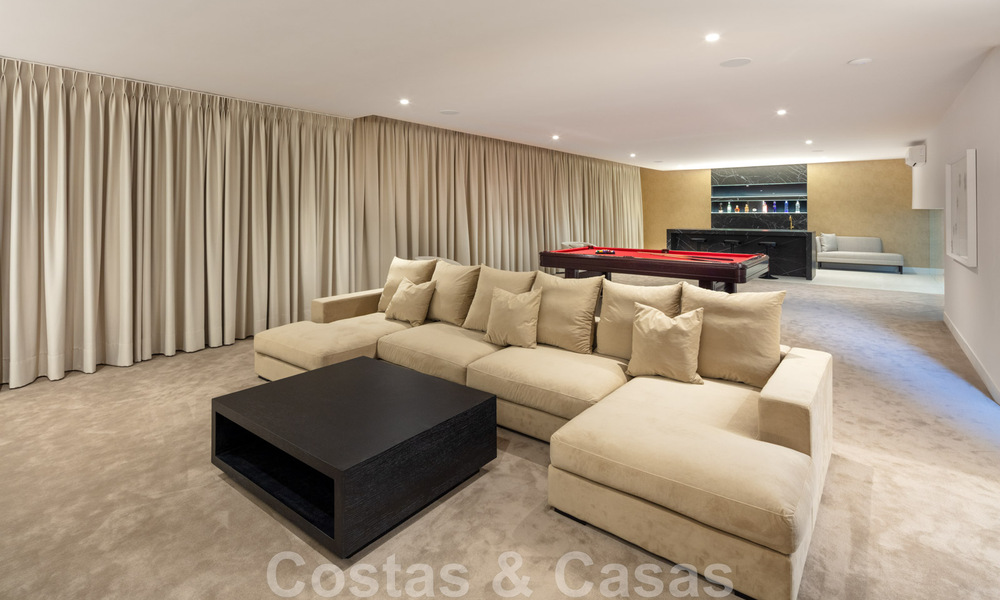 Luxury contemporary style villa for sale with sea views in Nueva Andalucia's golf valley in Marbella 43313
