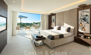 Beautiful, contemporary villa for sale in the heart of Nueva Andalucia's golf valley in Marbella 43038 