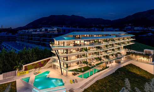 Sustainable luxury apartments for sale in prime location with panoramic sea views situated between Benalmadena and Fuengirola - Costa del Sol 51370