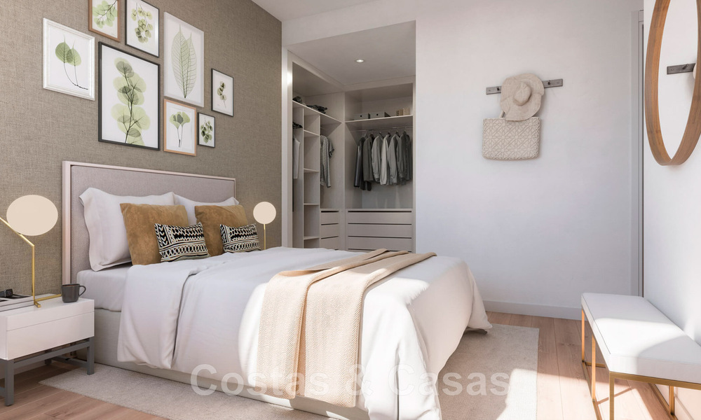 New, modern apartments at walking distance from the beach in the centre of Estepona, Costa del Sol 43943