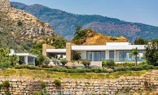 Phenomenal contemporary luxury villa for sale, directly next to the golf course with sea views in a gated golf resort in Marbella - Benahavis 43974 