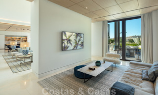 Exclusive, prestigious designer villa for sale, located frontline golf in the heart of Nueva Andalucia in Marbella 44805 