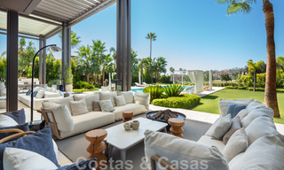 Exclusive, prestigious designer villa for sale, located frontline golf in the heart of Nueva Andalucia in Marbella 44807 