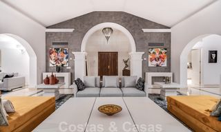 Spacious luxury villa for sale, in Andalusian style situated on a high position in Nueva Andalucia, Marbella 45077 