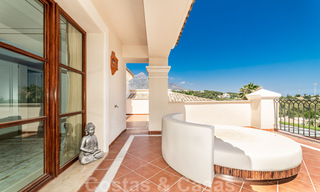 Spacious luxury villa for sale, in Andalusian style situated on a high position in Nueva Andalucia, Marbella 45119 