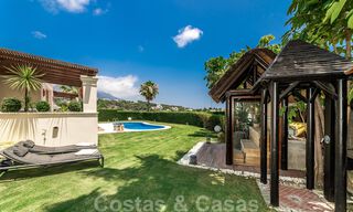 Spacious luxury villa for sale, in Andalusian style situated on a high position in Nueva Andalucia, Marbella 45127 