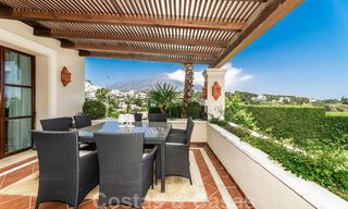 Spacious luxury villa for sale, in Andalusian style situated on a high position in Nueva Andalucia, Marbella 45128 