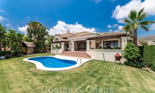 Spacious luxury villa for sale, in Andalusian style situated on a high position in Nueva Andalucia, Marbella 45131 