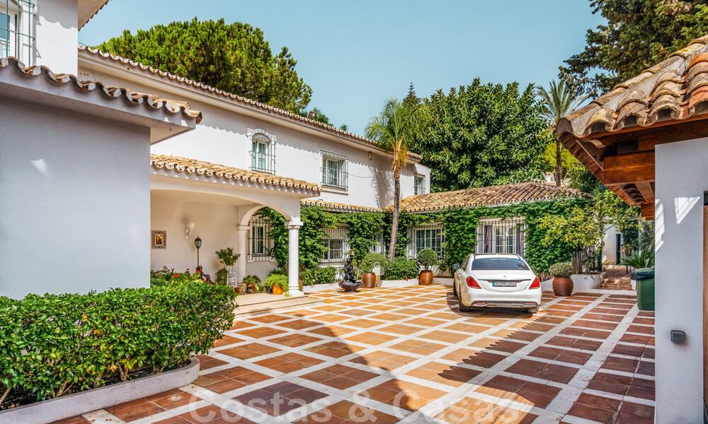 Unique Mediterranean luxury villa for sale, in the heart of Marbella's Golden Mile 46180