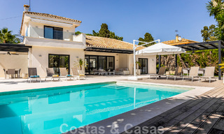 Move-in ready contemporary luxury villa for sale, walking distance to Puerto Banus and the beach in San Pedro, Marbella 46205 