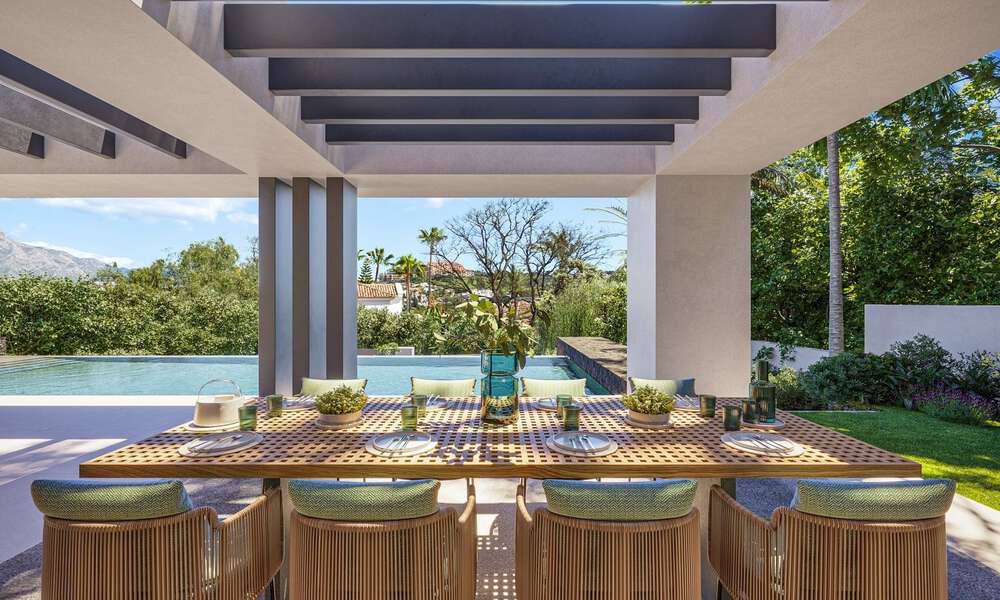 Contemporary, architectural luxury villa for sale within walking distance of La Quinta Golf Club in Benahavis - Marbella 45765