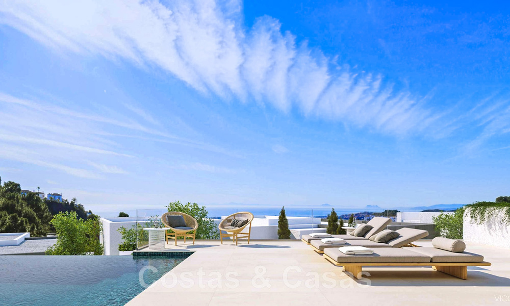 Last new build villa of exclusive project for sale in privileged location, in the hills of Benahavis - Marbella 46321
