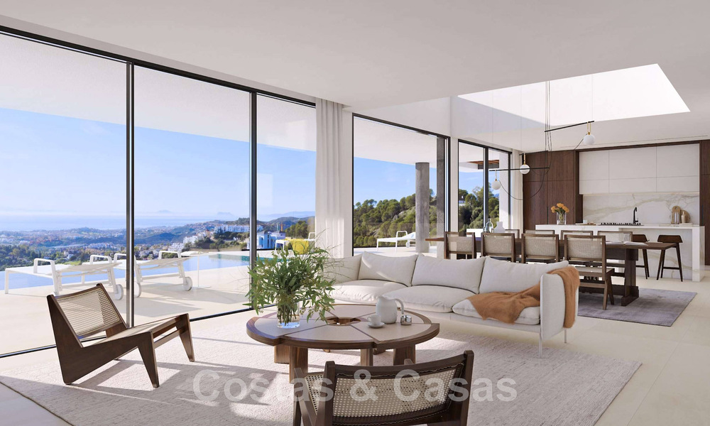 Last new build villa of exclusive project for sale in privileged location, in the hills of Benahavis - Marbella 46330